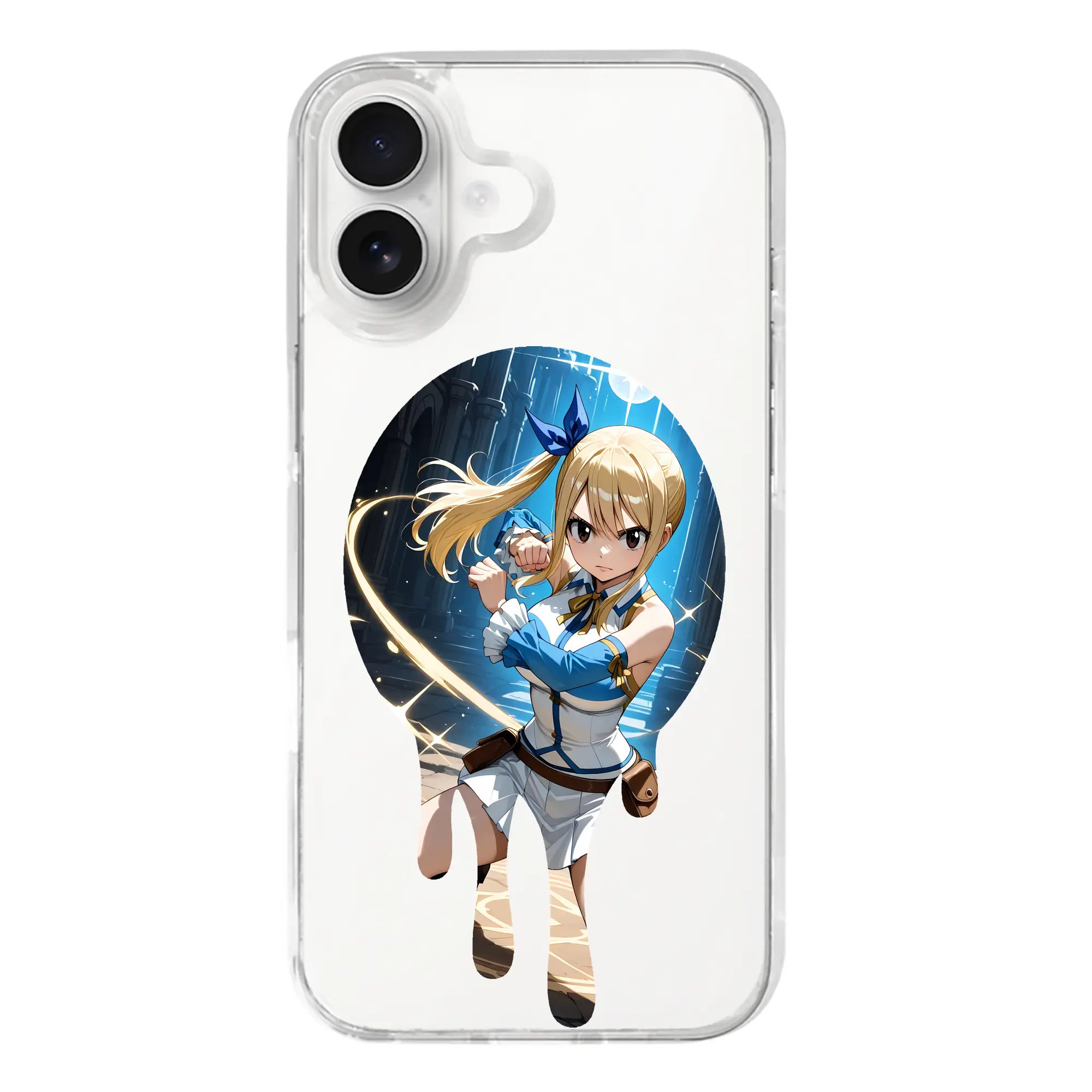 フェアリーテイル グッズ ルーシィ・ハートフィリア - iPhone 17シリーズ 透明スマホケース – 薄型・耐衝撃・精密フィット保護カバー